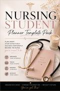 Nursing Student Planner Template Pack